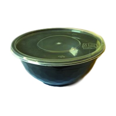 32oz Black Diamond Bowls with Lids 300ct